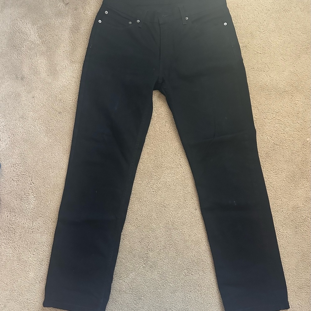 Levi's Black Straight Jeans Classic Design